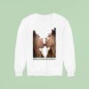 Sydney Sweeney Kissing Mirror Sweatshirt