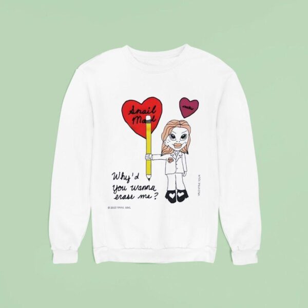 Sydney Sweeney Snail Mail Erase Me Sweatshirt