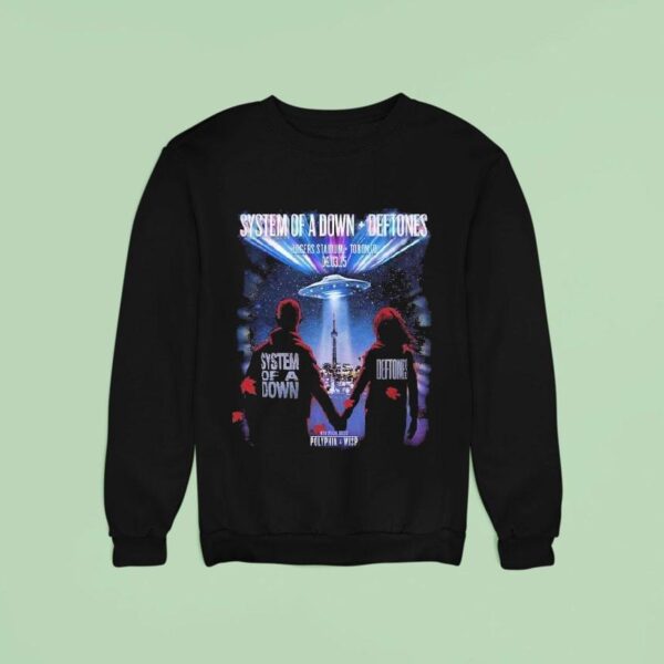 System Of A Down And Deftones Polyphia And Wisp Toronto On September Sweatshirt