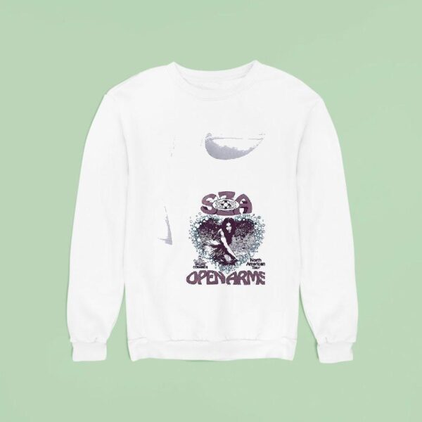 Sza Sos North American Tour Open Arms Sweatshirt