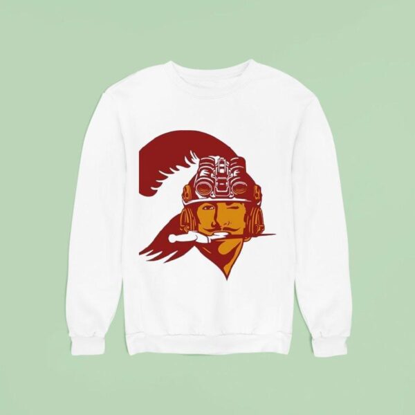Tampa Bay Buccaneers Wearing Night Vision Goggles And Holding A Dagger Sweatshirt
