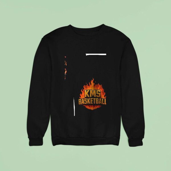 Team Kms Basketball Caricature Sweatshirt