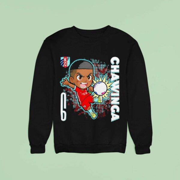 Temwa Chawinga Kansas City Current Soccer Chibi Sweatshirt