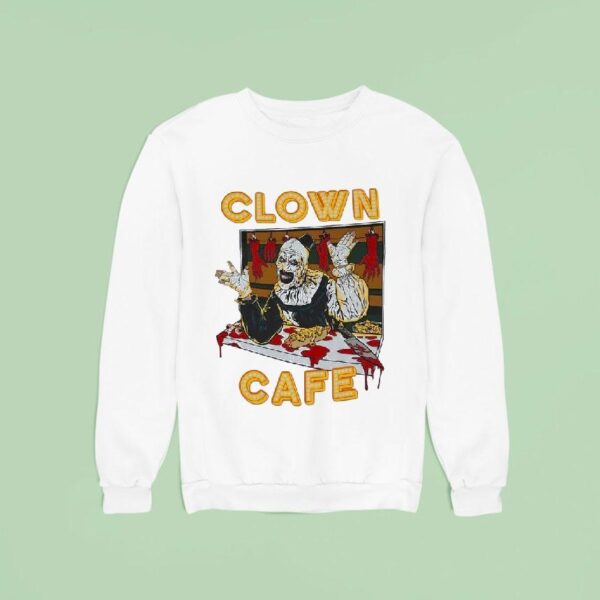 Terrifier Clown Cafe Horror Sweatshirt