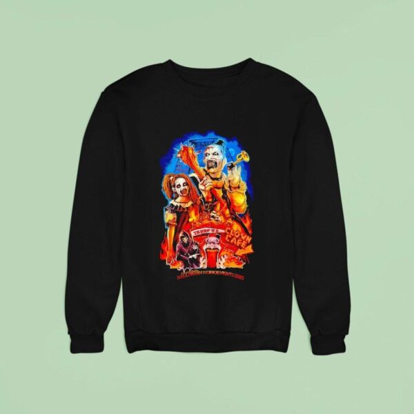 Terrifier Clown Cafe Universal Studios Halloween Horror Nights Sweatshirt