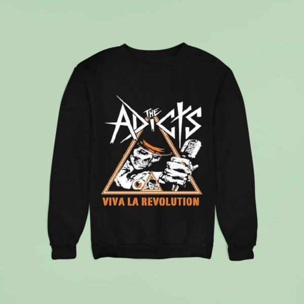 The Adicts Viva La Revolution Skull Sweatshirt