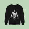 The Amity Affliction Barbed Wire Skull Sweatshirt