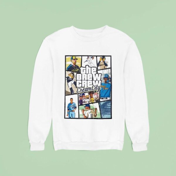 The Brew Crew Cream City Milwaukee Brewers Sweatshirt