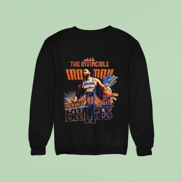 The Invincible Iron Man Mikal Bridges New York Knicks Basketball Sweatshirt