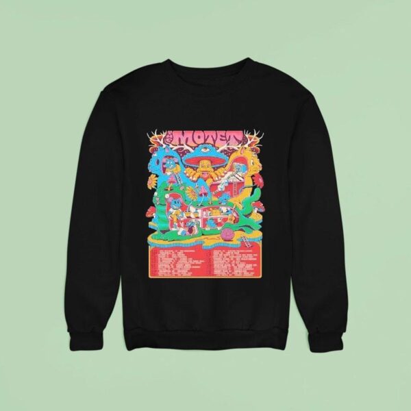 The Motet Summer Tour North American Cities Dates Sweatshirt