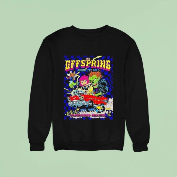 The Offspring Concert Dos Equis Pavilion Dallas Texas Tour Aug Tour Sweatshirt