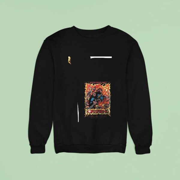 The Offspring Supercharged Tour Talking Stick Resort Amphitheatre Ra Sweatshirt