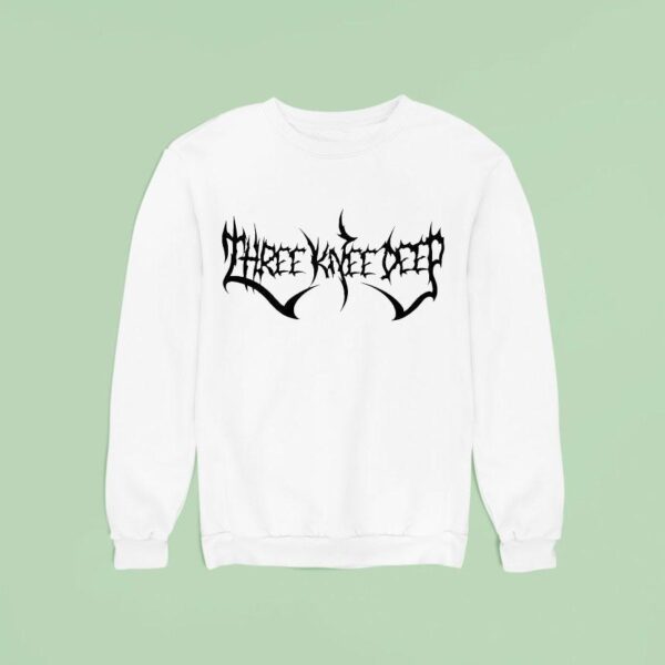Three Knee Deep Metal Logo Sweatshirt