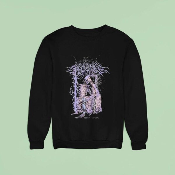 Thy Art Is Murder Through Blood I Fruity Skeleton King Sweatshirt