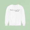 Todd Snider Records On My Floor Sweatshirt