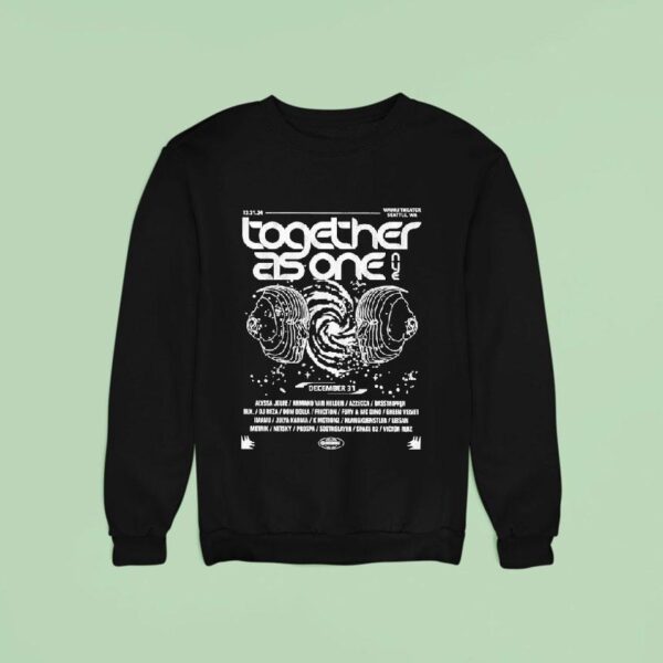 Together As One Wamu Theater Seattle Wa Vortex Sweatshirt