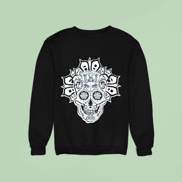 Top Miquiztli Skull Sweatshirt