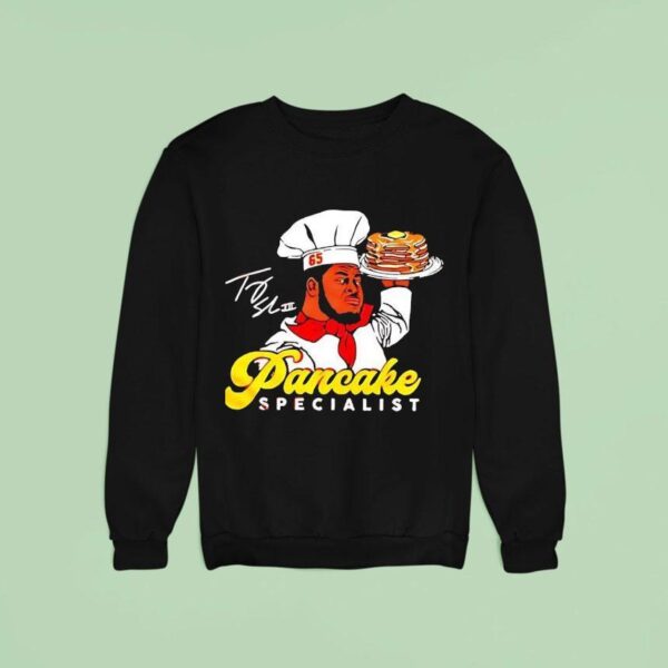 Trey Smith Kansas City Chiefs Pancake Specialist Signature Sweatshirt