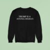 Trump Is A National Disgrace Sweatshirt