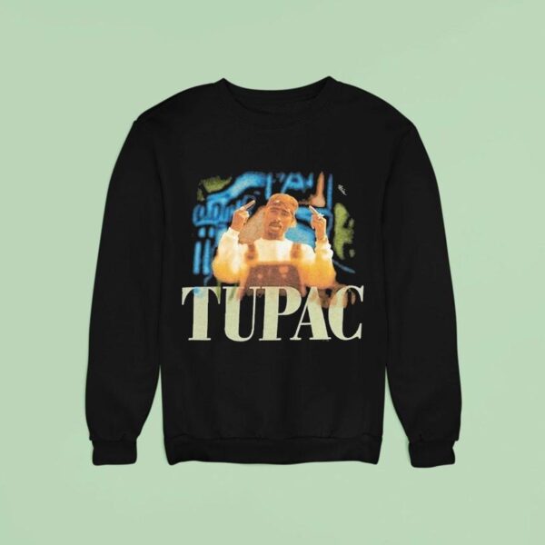 Tupac Shakur Middle Fingers Sweatshirt