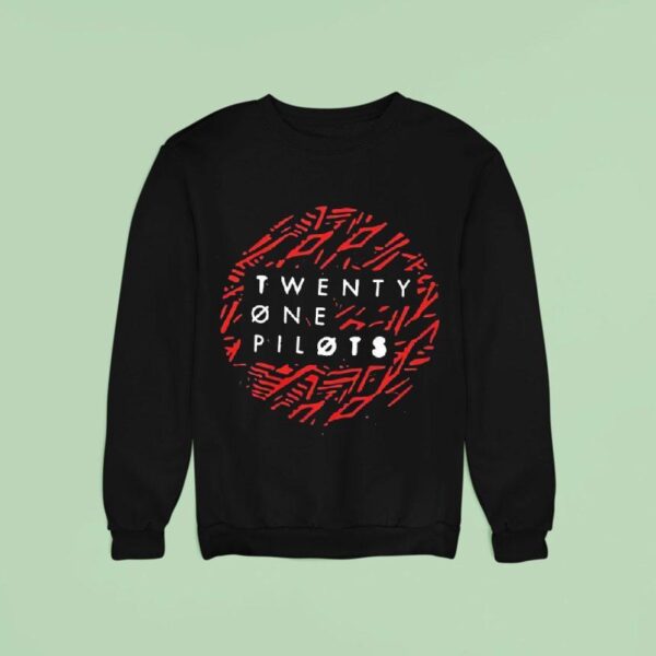 Twenty One Pilots Within A Red Sweatshirt