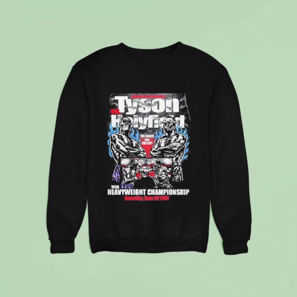 Tyson Vs Holyfield Warren Lotas The Sound And The Fury Wba Heavyweight Championship Fight Nigh Sweatshirt