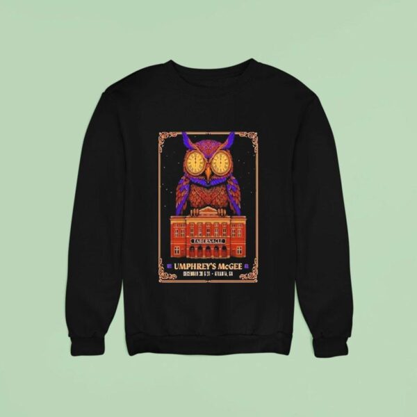 Umphrey S Mcgee Dec Atlanta Ga Tour Sweatshirt