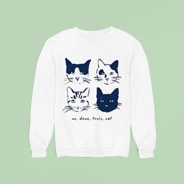 Un Deux Trois Cat Sweatshirt