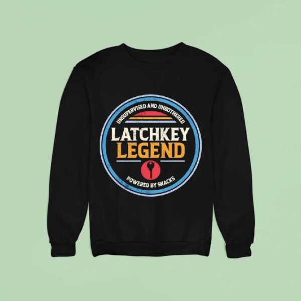 Unsupervised And Unbothered Latchkey Legend Powered By Snacks Sweatshirt