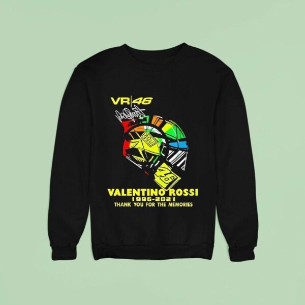Valentino Rossi Vr Thank You For The Memories Signature Sweatshirt