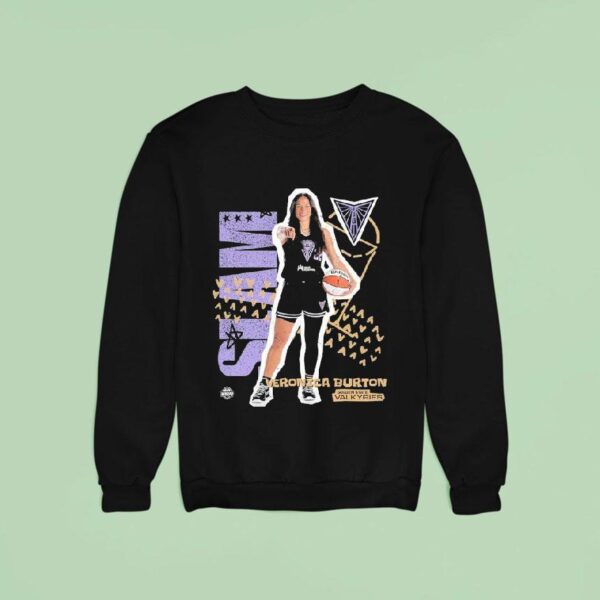 Veronica Burton Slam Golden State Valkyries Wnbpa Sweatshirt
