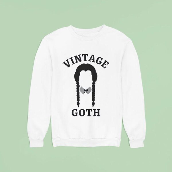 Vintage Goth Wednesday Addams Sweatshirt