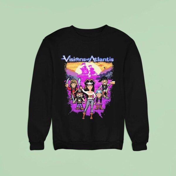 Visions Of Atlantis Bit Party Pirates Sweatshirt