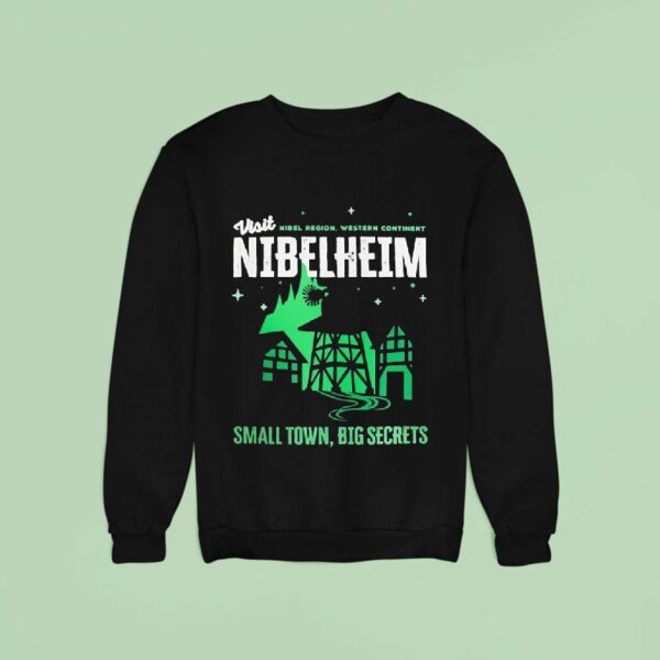 Visit Nibel Region Western Continent Nibelheim Small Town Big Secrets Final Fantasy Vii Sweatshirt