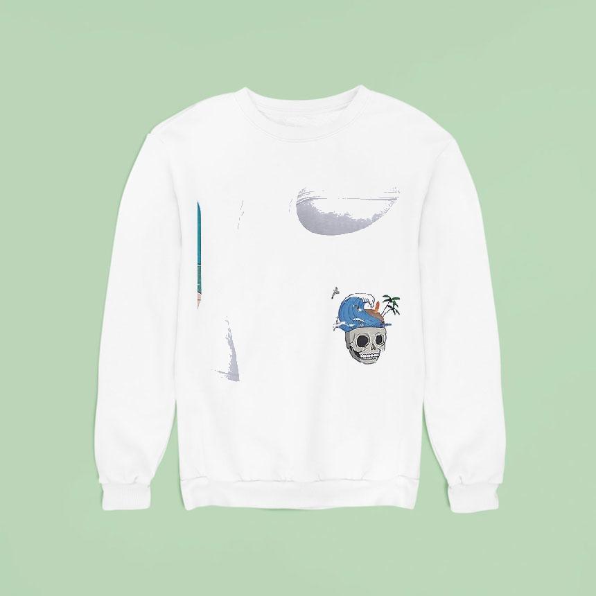 Visual Vibes Skull Logo Sweatshirt Visual Vibes Skull Logo Sweatshirt