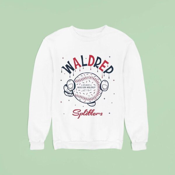 Waldrep Splitters Hurston Waldrep Atlanta Braves Baseball Sweatshirt