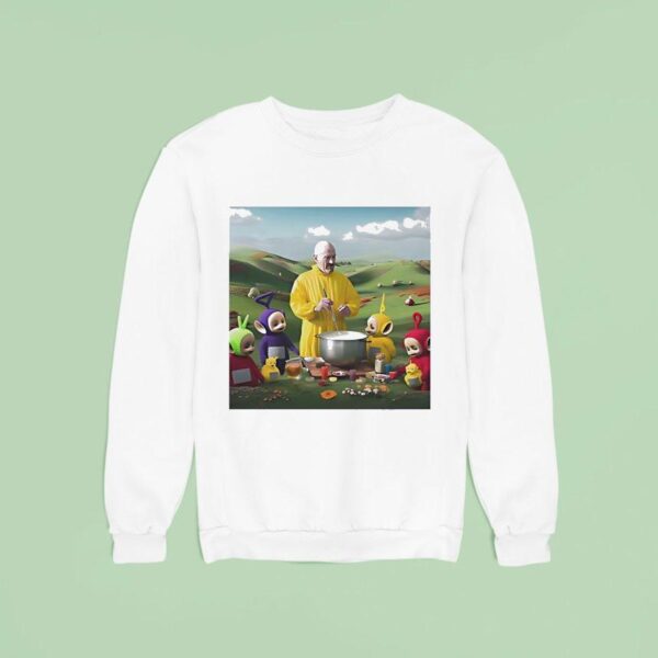 Walter White Breaking Bad Teletubbies Cartoon Sweatshirt