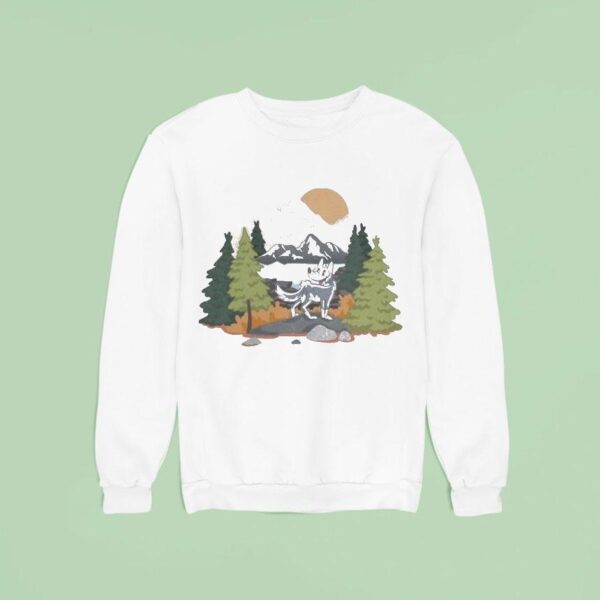 Wanderlust Wolf Adventure Awaits At Landslide Lake Sweatshirt