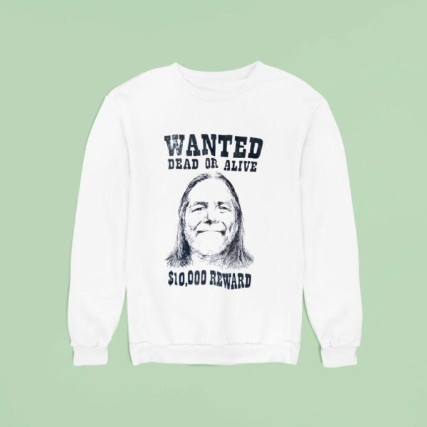 Wanted Dead Or Alive Reward Portrai Sweatshirt