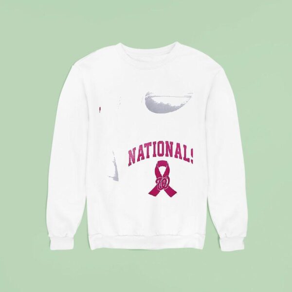 Washington Nationals Mlb Breast Cancer Awareness Sweatshirt