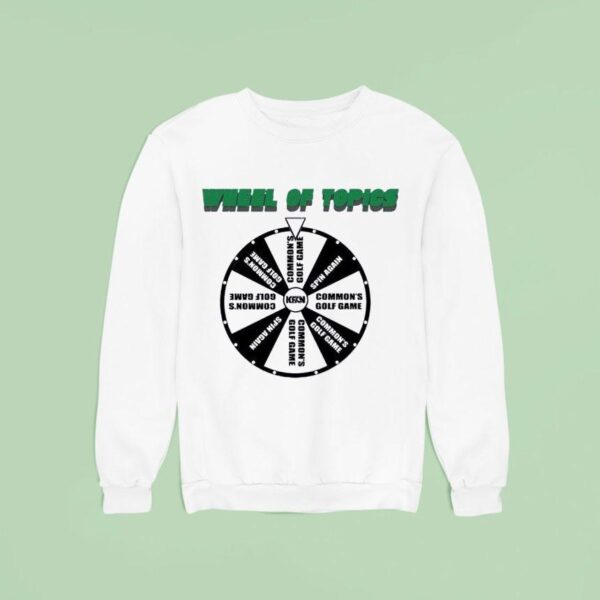 Wheel Of Topics Common S Golf Game Sweatshirt