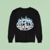 White Reaper Chrome Flame Logo Sweatshirt