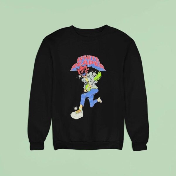 White Reaper Shred Guitar Sweatshirt