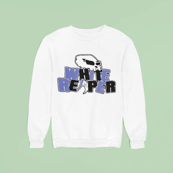 White Reaper Skull Sweatshirt