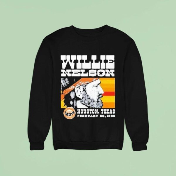 Willie Nelson Astrodome Houston Astros Texas Sweatshirt