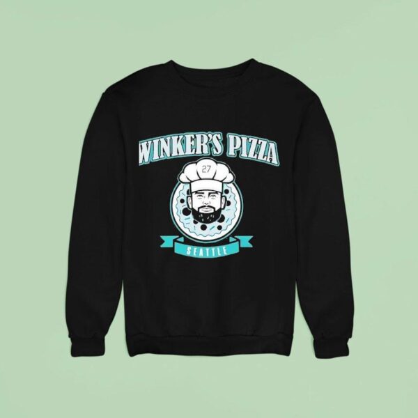 Winker S Pizza Tyler Locklear Seattle Mariners Sweatshirt