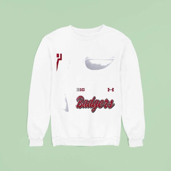 Wisconsin Badgers Football Throwback Logo Sweatshirt