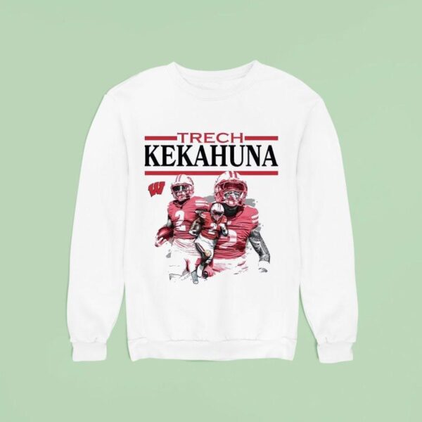 Wisconsin Ncaa Football Trech Kekahuna Sweatshirt
