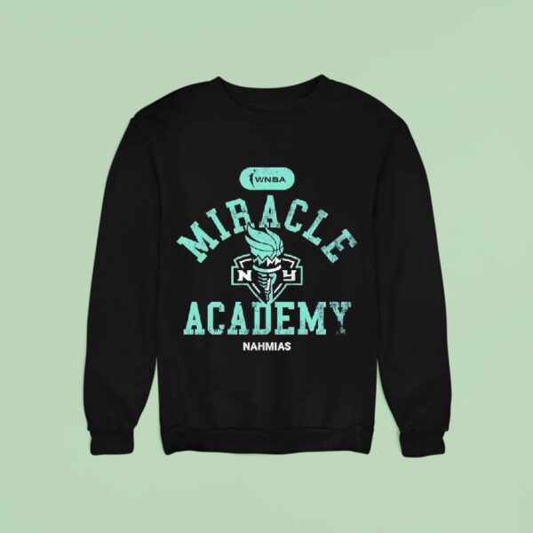 Wnba Miracle Academy New York Liberty Basketball Sweatshirt