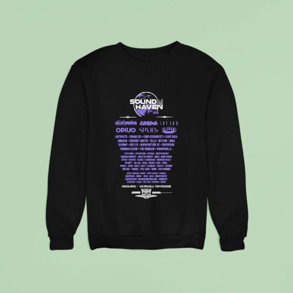 Wobble Factory Sound Haven Lineup Sweatshirt